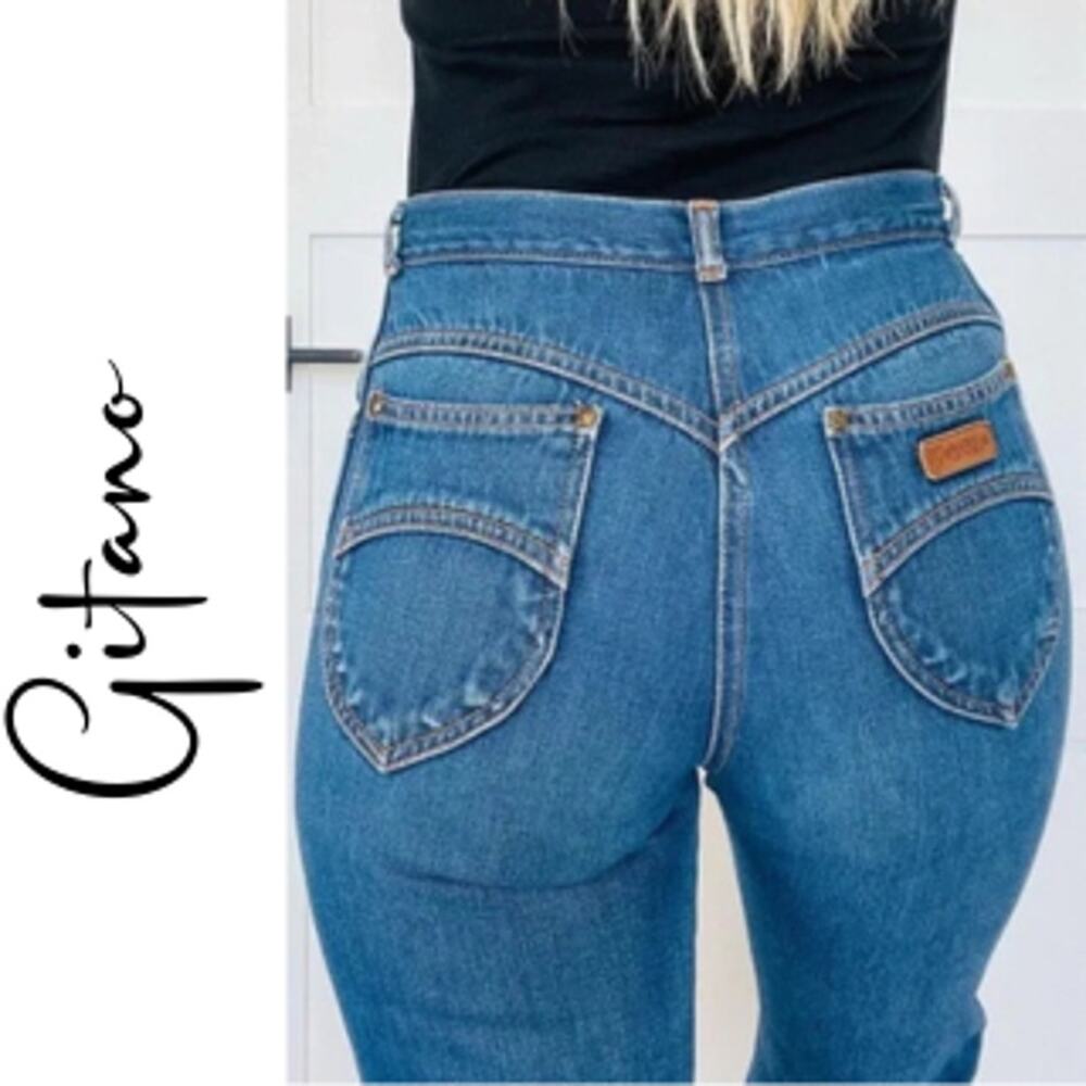Gitano Vintage 1980s Lifting Classic Shaping Jeans 70s Denim